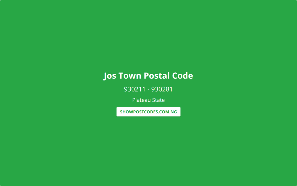 jos postal code