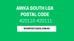 Awka South LGA Postal Code