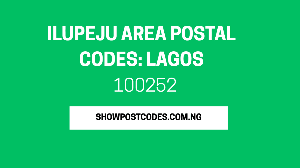 Ilupeju Area Postal Codes: Lagos