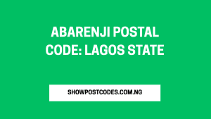 Abarenji Postal Code: Lagos State