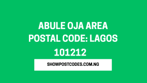 Abule Oja Area Postal Code: Lagos