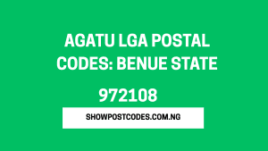 Agatu LGA Postal Codes: Benue State