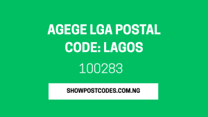 Agege LGA Postal Code: Lagos