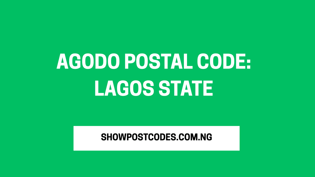 Agodo Postal Code: Lagos State