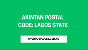 Akintan Postal Code: Lagos State