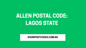Allen Postal Code: Lagos State