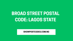 Broad Street Postal Code: Lagos State