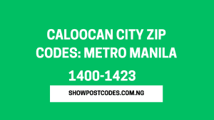 Caloocan City ZIP Codes