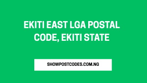 Ekiti East LGA Postal Code, Ekiti State
