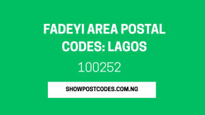 Fadeyi Area Postal Codes: Lagos