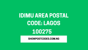 Idimu Area Postal Code: Lagos