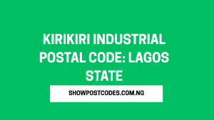 Kirikiri Industrial Postal Code: Lagos State