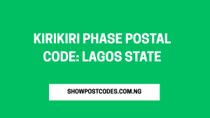 Kirikiri Phase Postal Code: Lagos State