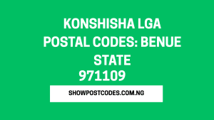 Konshisha LGA Postal Codes