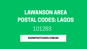 Lawanson Area Postal Codes: Lagos