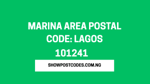 Marina Area Postal Code: Lagos