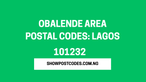 Obalende Area Postal Codes