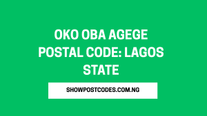 Oko Oba Agege Postal Code: Lagos State