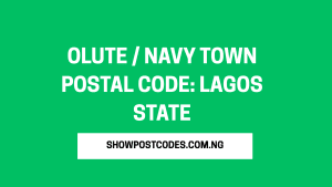 Olute / Navy Town Postal Code: Lagos State
