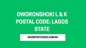 Oworonshoki L & K Postal Code: Lagos State