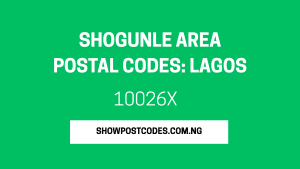 Shogunle Area Postal Codes: LagOS
