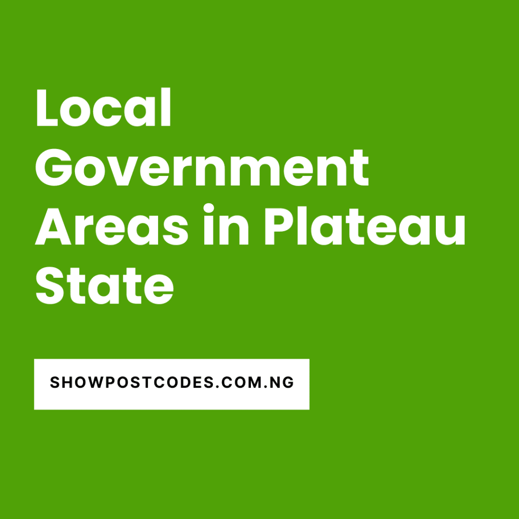 local governments in plateau state